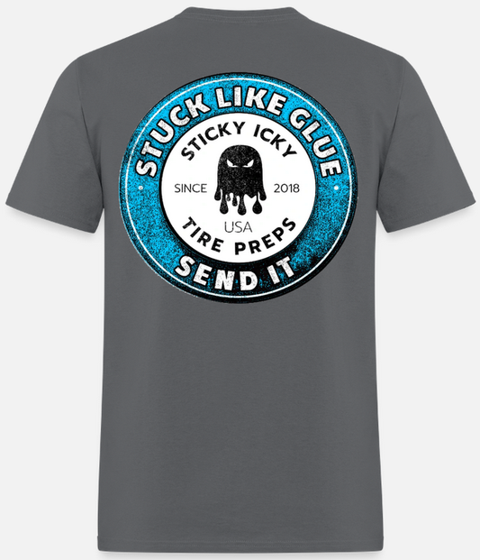 Sticky Icky T-Shirt Charcoal Grey (4X)