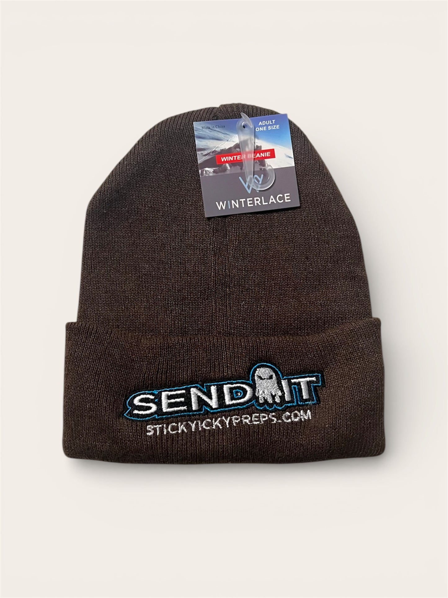 Sticky Icky Brown Winter Beanie - (SI586)