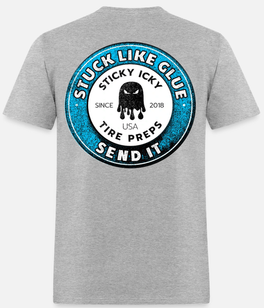 Sticky Icky T-Shirt Light Grey (Lg)